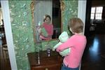 Elf in the mirror